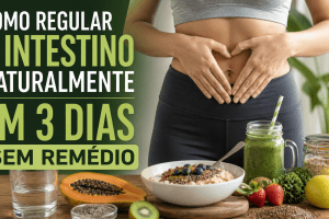 Como regular o intestino naturalmente em 3 dias sem remédio