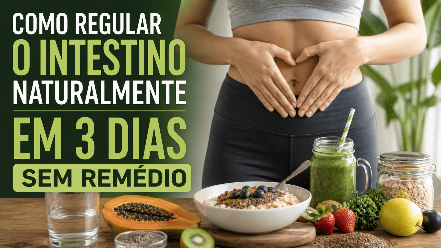 Como regular o intestino naturalmente em 3 dias sem remédio